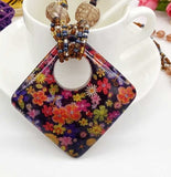 wholesale Bohemian Vintage Ethnic copy crystal Long Handmade mala bead Necklaces&Pendants for Women dress Statement Necklace