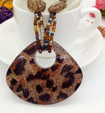 wholesale Bohemian Vintage Ethnic copy crystal Long Handmade mala bead Necklaces&Pendants for Women dress Statement Necklace