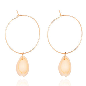 Fashion Shambhala Shell Long Dangle Earring for women Vintage Hollow Geometric Round Water Drop Women's earrings Tassel earrings