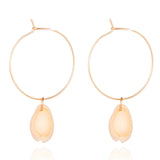 Fashion Shambhala Shell Long Dangle Earring for women Vintage Hollow Geometric Round Water Drop Women's earrings Tassel earrings