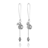Fashion Shambhala Shell Long Dangle Earring for women Vintage Hollow Geometric Round Water Drop Women's earrings Tassel earrings