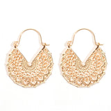 Fashion Shambhala Shell Long Dangle Earring for women Vintage Hollow Geometric Round Water Drop Women's earrings Tassel earrings