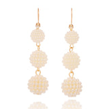 Fashion Shambhala Shell Long Dangle Earring for women Vintage Hollow Geometric Round Water Drop Women's earrings Tassel earrings