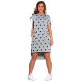 pentagram Print Women Dresses 2019 Spring 5XL Plus Size women Clothing Large Size Casual Summer Dress Elegant vestidos 6XL