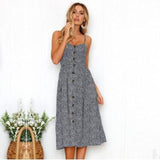 Elegant 25 Colors Fashion New Summer 2019 Dress Women Flowers Print Casual Party Dress Sexy V-Neck Girl Dress Vestidos
