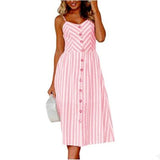 Elegant 25 Colors Fashion New Summer 2019 Dress Women Flowers Print Casual Party Dress Sexy V-Neck Girl Dress Vestidos