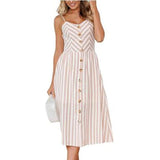 Elegant 25 Colors Fashion New Summer 2019 Dress Women Flowers Print Casual Party Dress Sexy V-Neck Girl Dress Vestidos